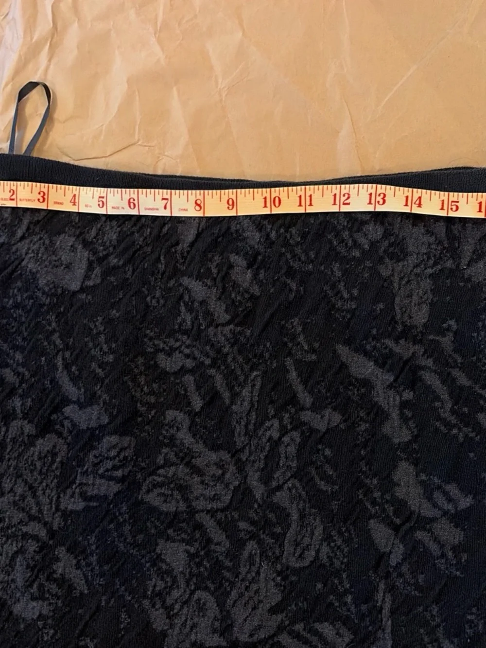 Eileen Fisher - black skirt, size Large, made with italian yarn